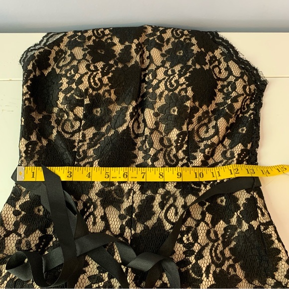 Lotus Threads Black Embellished Floral Lace High Halter Neck Formal Jumpsuit - Picture 16 of 16